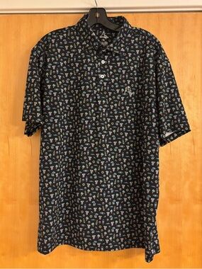 Men’s Rhoback Performance Polo, Miami. Size L - Good condition!